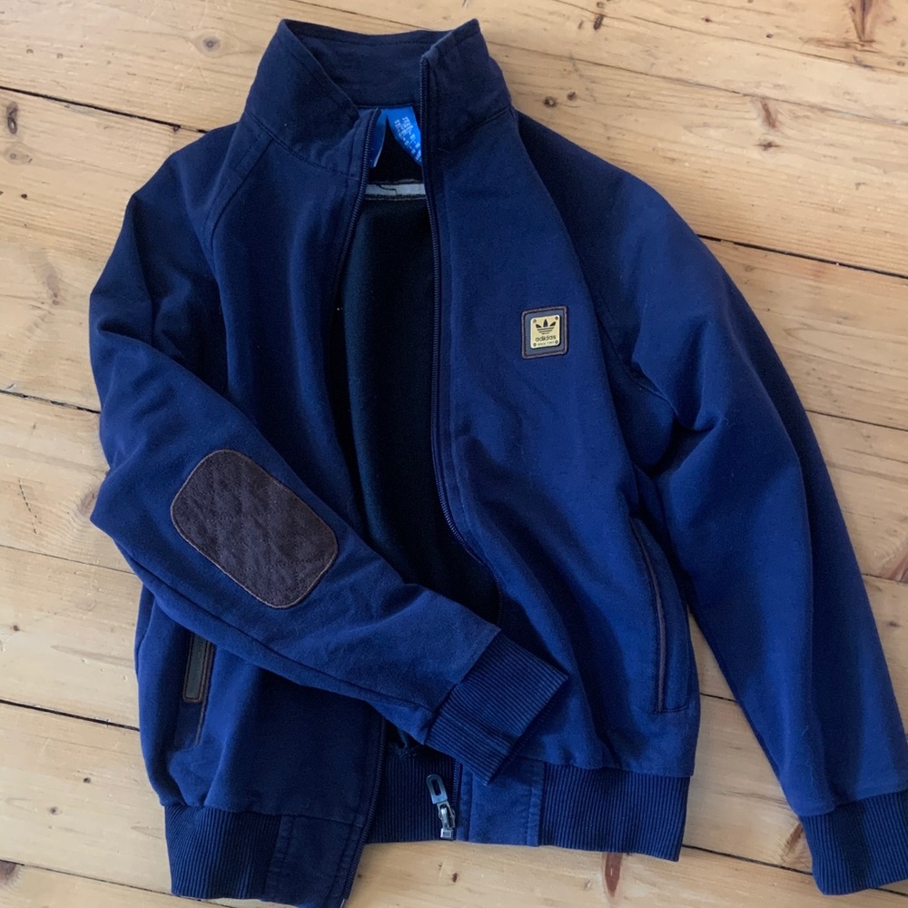 Adidas boys Deep Blue Jacket
